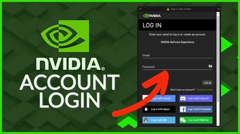 nvidia login.